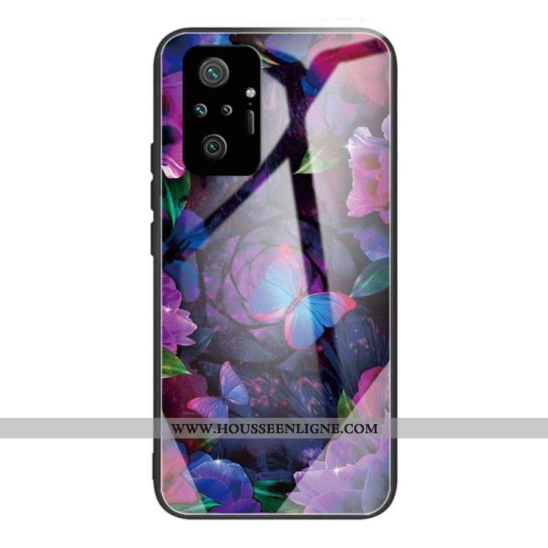 Coque Xiaomi Redmi Note 10 Pro Verre Trempé Variation Papillons