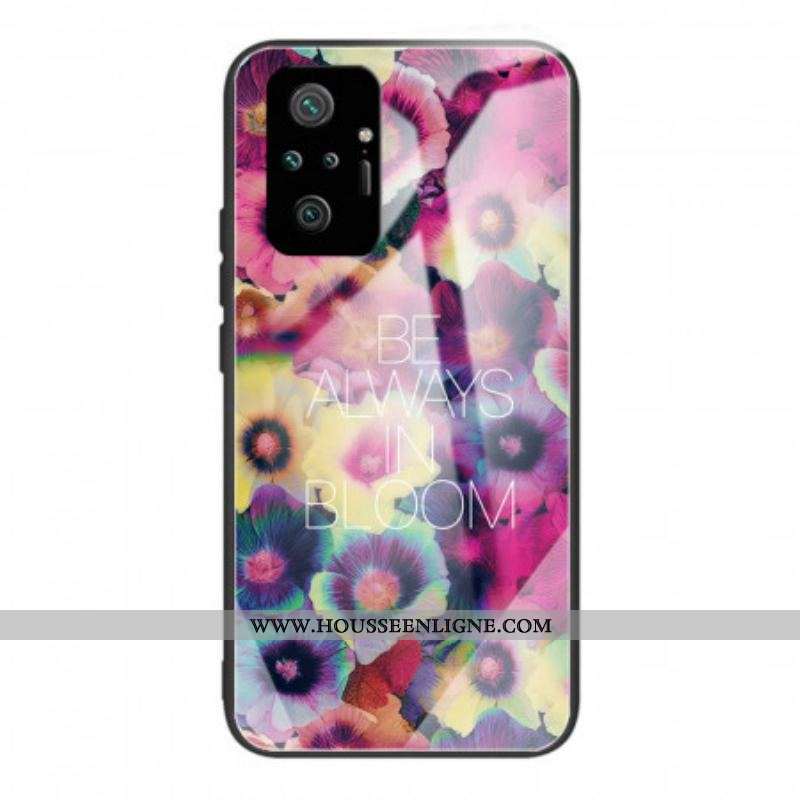 Coque Xiaomi Redmi Note 10 Pro Verre trempé Be Always in Bloom