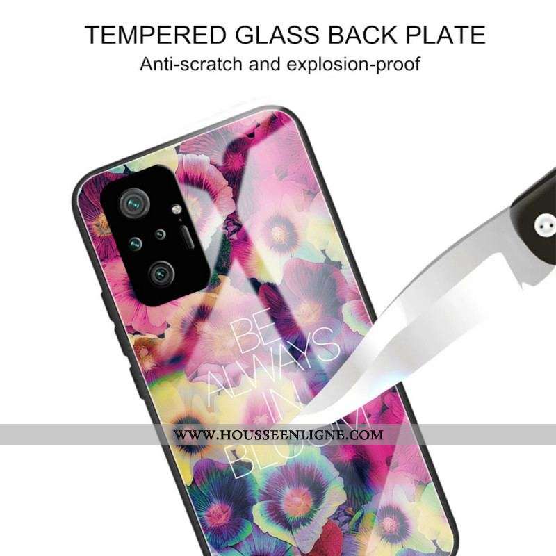 Coque Xiaomi Redmi Note 10 Pro Verre trempé Be Always in Bloom