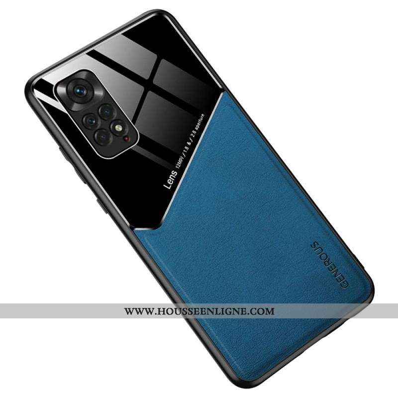 Coque Xiaomi Redmi Note 11 / 11s Effet Cuir Magnétique