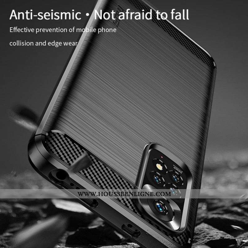 Coque Xiaomi Redmi Note 11 / 11s Fibre Carbone Brossée MOFI