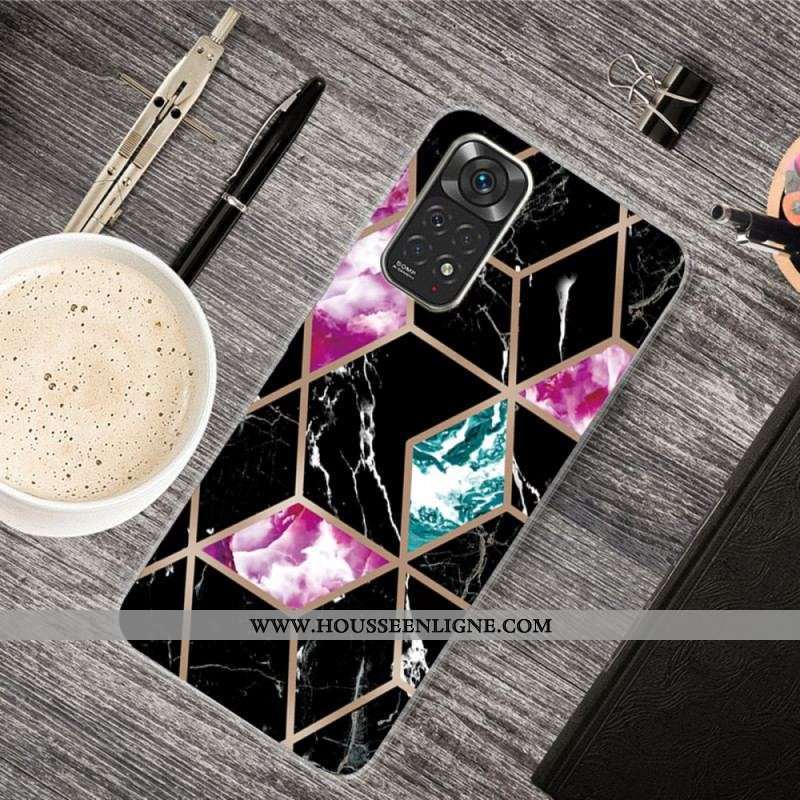 Coque Xiaomi Redmi Note 11 / 11s Marbre Géométrie