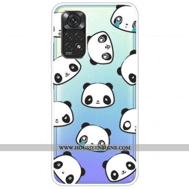 Coque Xiaomi Redmi Note 11 / 11s Pandas Sentimentaux