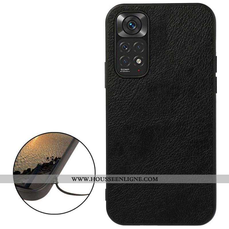 Coque Xiaomi Redmi Note 11 / 11s Simili Cuir Litchi