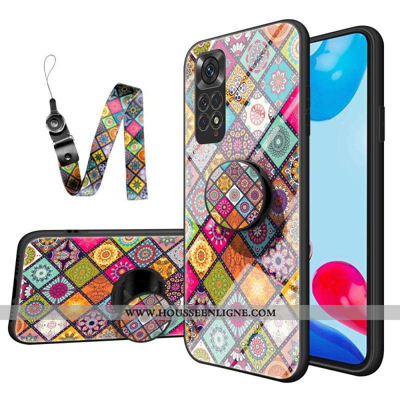 Coque Xiaomi Redmi Note 11 / 11s Support Magnétique Patchwork