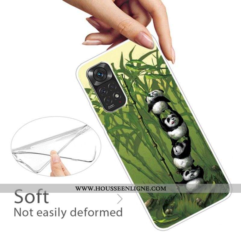 Coque Xiaomi Redmi Note 11 / 11s Tas de Pandas