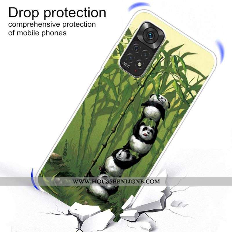 Coque Xiaomi Redmi Note 11 / 11s Tas de Pandas