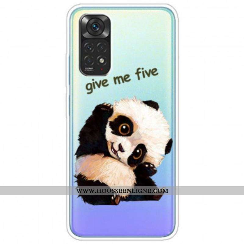 Coque Xiaomi Redmi Note 11 / 11s Transparente Panda Give Me Five