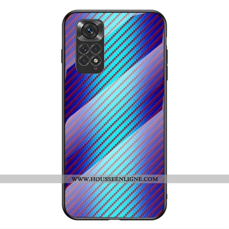 Coque Xiaomi Redmi Note 11 / 11s Verre Trempé Fibre Carbone