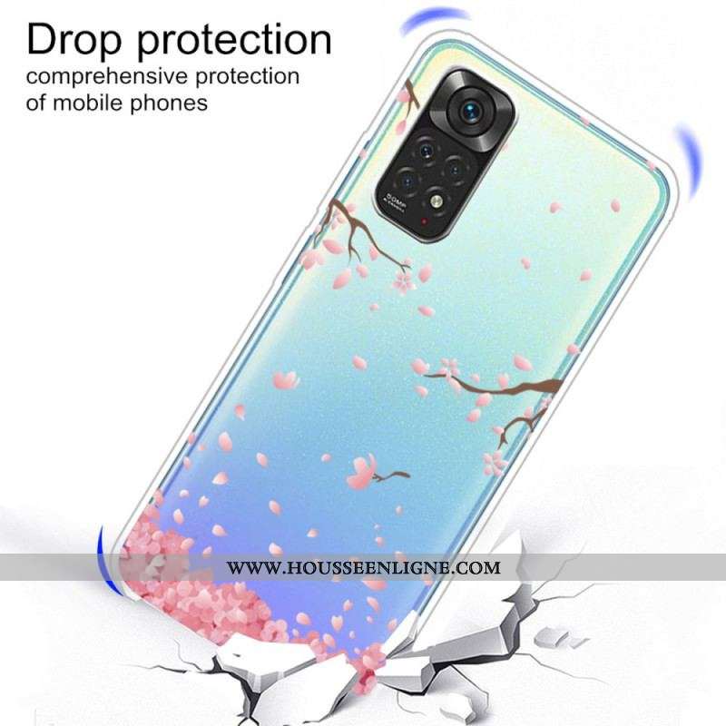 Coque Xiaomi Redmi Note 11 Pro /  Note 11 Pro 5G Branches à Fleurs