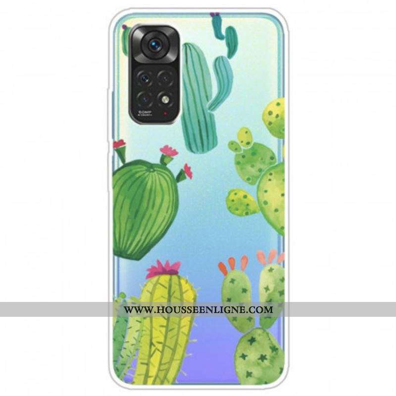 Coque Xiaomi Redmi Note 11 Pro /  Note 11 Pro 5G Cactus Aquarelle