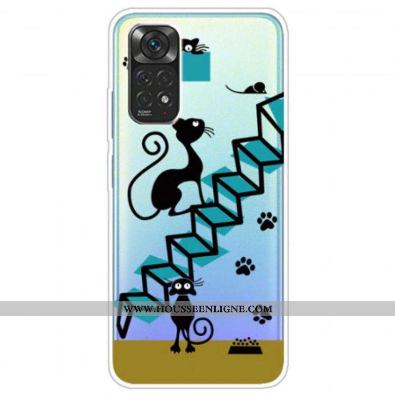 Coque Xiaomi Redmi Note 11 Pro /  Note 11 Pro 5G Drôles de Chats