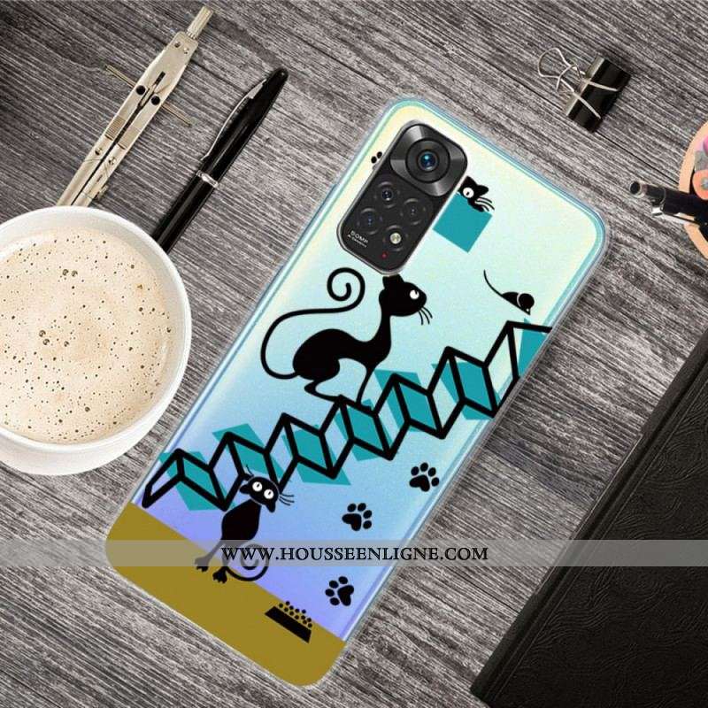 Coque Xiaomi Redmi Note 11 Pro /  Note 11 Pro 5G Drôles de Chats
