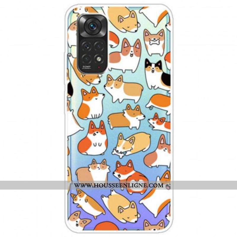 Coque Xiaomi Redmi Note 11 Pro /  Note 11 Pro 5G Multiples Chiens