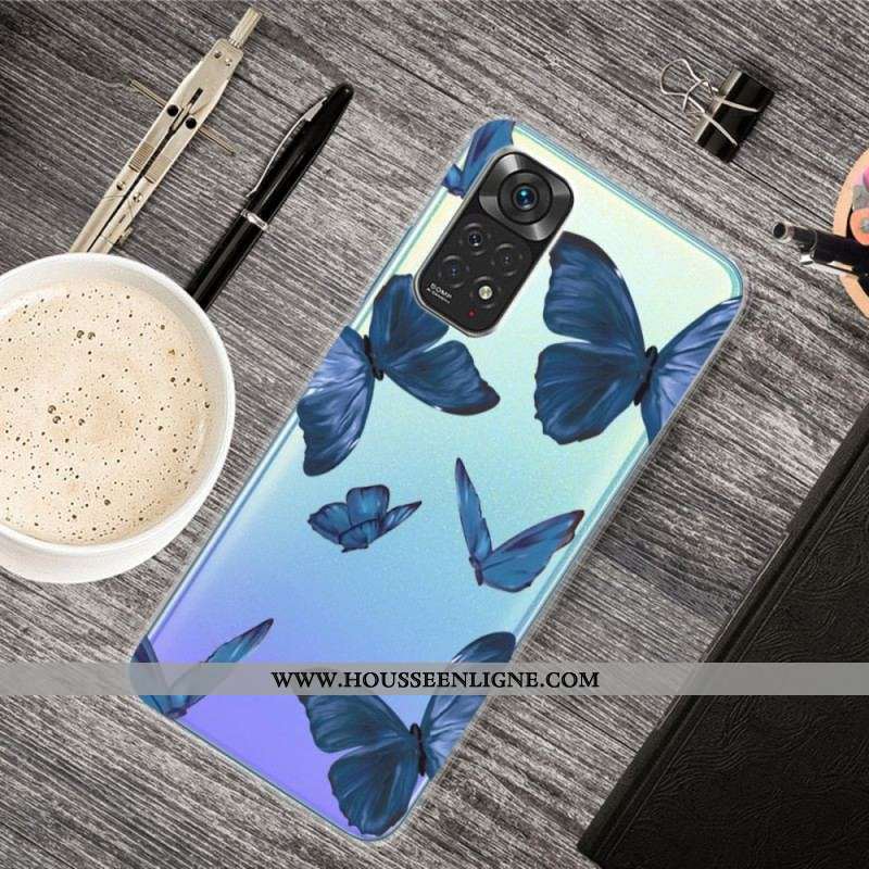 Coque Xiaomi Redmi Note 11 Pro /  Note 11 Pro 5G Papillons Sauvages