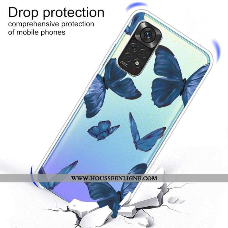 Coque Xiaomi Redmi Note 11 Pro /  Note 11 Pro 5G Papillons Sauvages