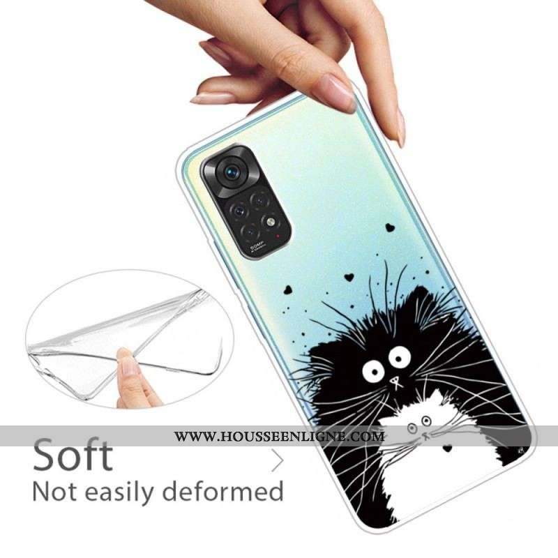 Coque Xiaomi Redmi Note 11 Pro /  Note 11 Pro 5G Regarde les Chats