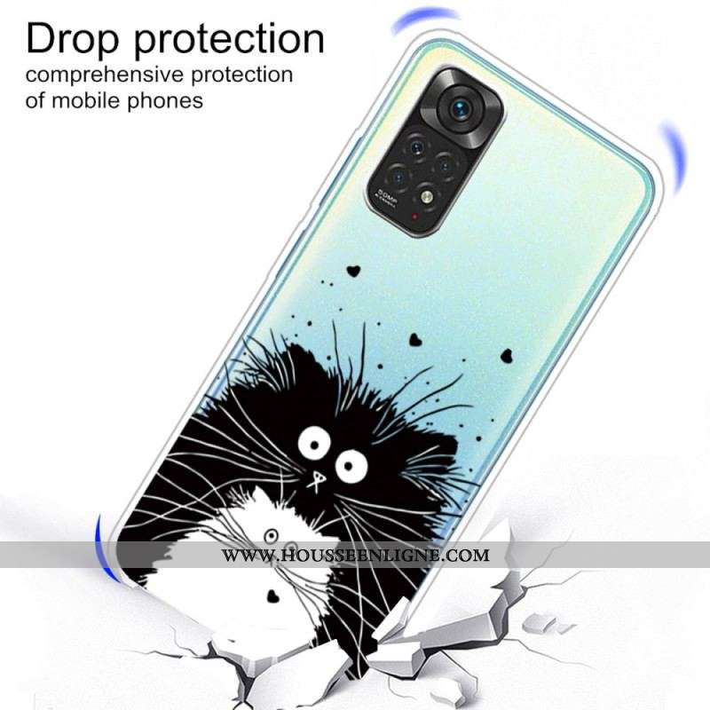 Coque Xiaomi Redmi Note 11 Pro /  Note 11 Pro 5G Regarde les Chats
