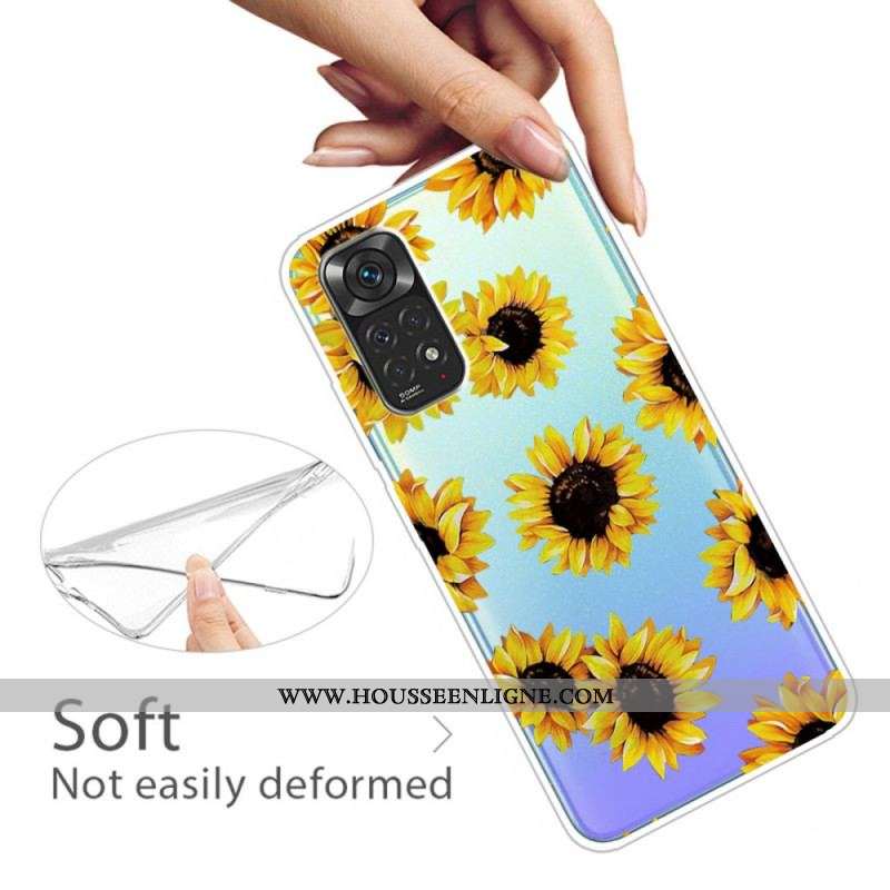 Coque Xiaomi Redmi Note 11 Pro /  Note 11 Pro 5G Tournesols