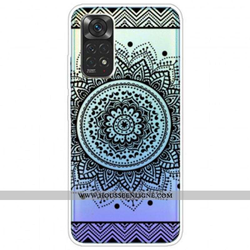 Coque Xiaomi Redmi Note 11 Pro /  Note 11 Pro 5G Transparente Fleur Mandala