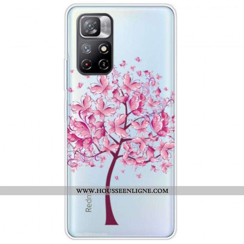 Coque Xiaomi Redmi Note 11 Pro Plus 5G Arbre Rose