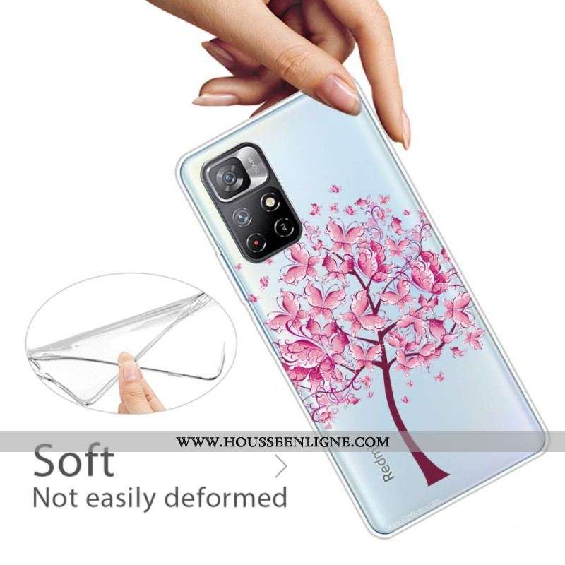 Coque Xiaomi Redmi Note 11 Pro Plus 5G Arbre Rose