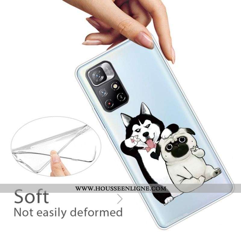Coque Xiaomi Redmi Note 11 Pro Plus 5G Drôles de Chiens