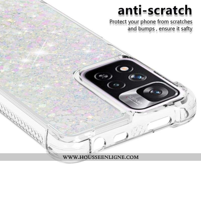 Coque Xiaomi Redmi Note 11 Pro Plus 5G Désires Paillettes