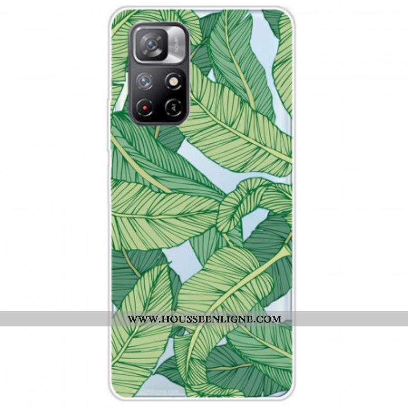 Coque Xiaomi Redmi Note 11 Pro Plus 5G Feuilles Graphiques