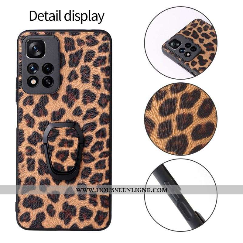Coque Xiaomi Redmi Note 11 Pro Plus 5G Fibre Carbone Anneau-Support