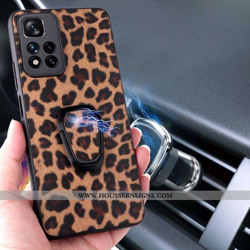 Coque Xiaomi Redmi Note 11 Pro Plus 5G Fibre Carbone Anneau-Support