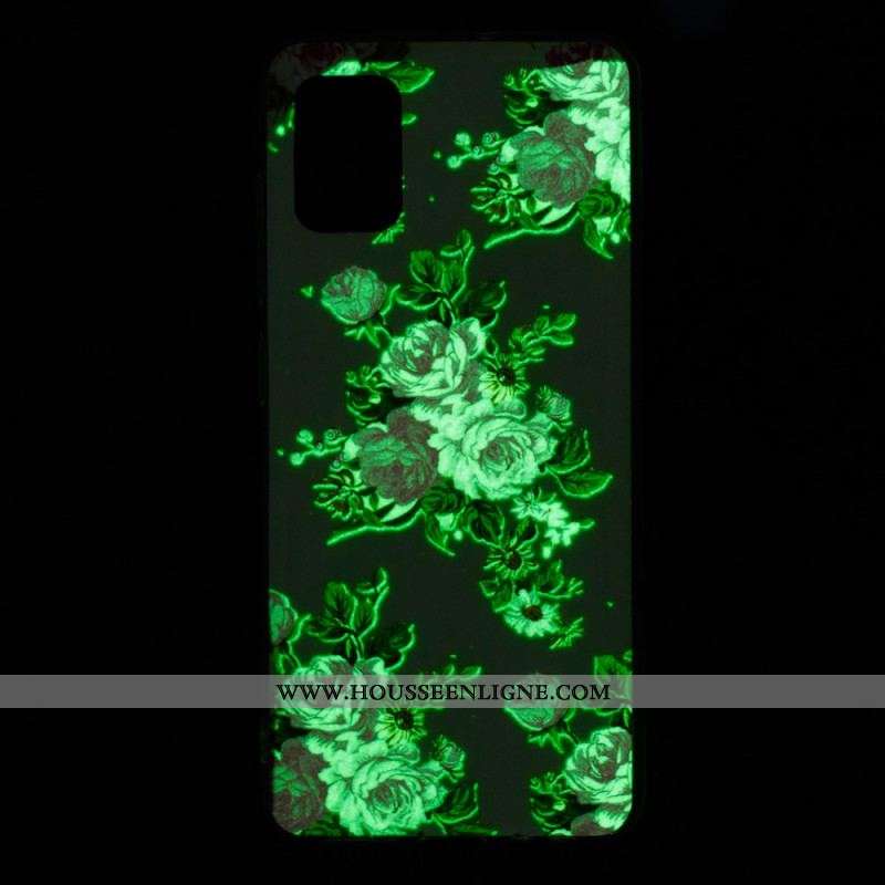 Coque Xiaomi Redmi Note 11 Pro Plus 5G Fleurs Liberty Fluorescente