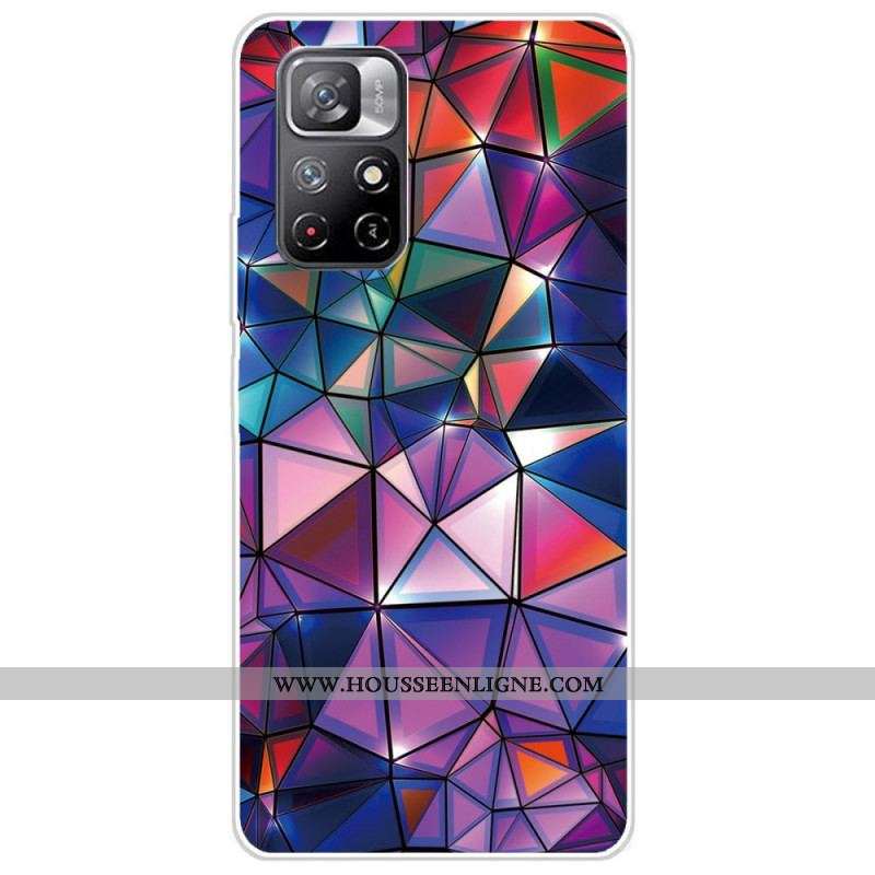 Coque Xiaomi Redmi Note 11 Pro Plus 5G Flexible Géométrie