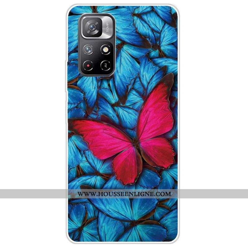 Coque Xiaomi Redmi Note 11 Pro Plus 5G Flexible Papillons