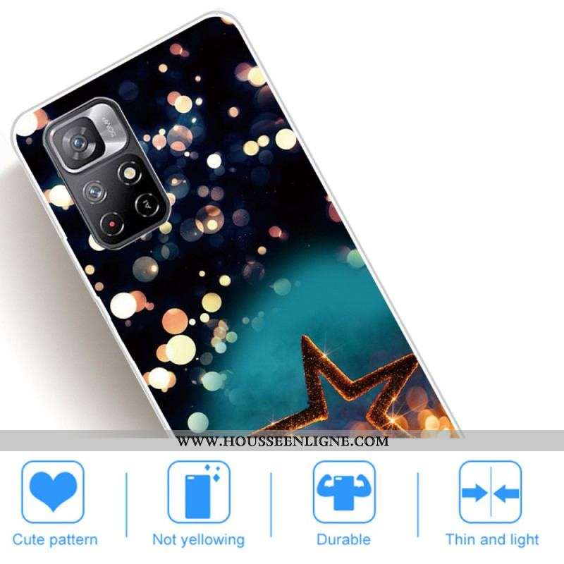 Coque Xiaomi Redmi Note 11 Pro Plus 5G Flexible Étoile