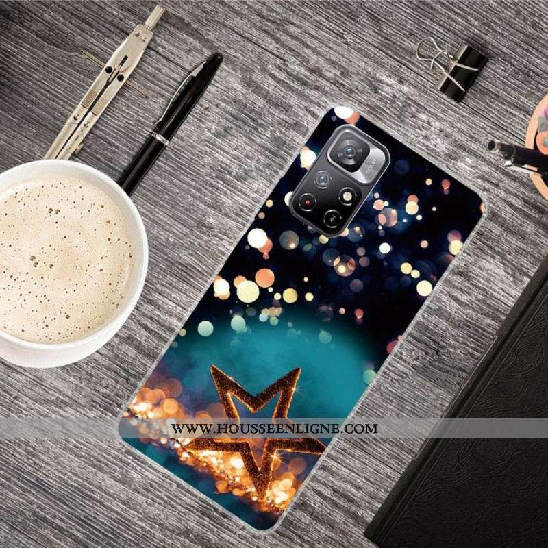 Coque Xiaomi Redmi Note 11 Pro Plus 5G Flexible Étoile