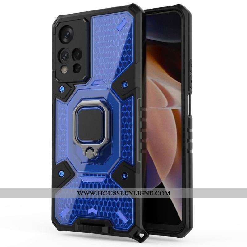 Coque Xiaomi Redmi Note 11 Pro Plus 5G Nid d'Abeille avec Anneau