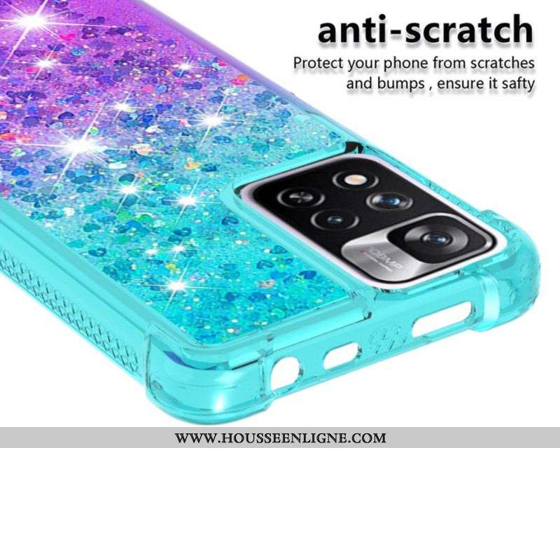 Coque Xiaomi Redmi Note 11 Pro Plus 5G Paillettes Color
