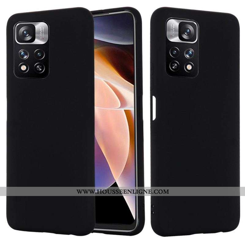 Coque Xiaomi Redmi Note 11 Pro Plus 5G Silicone Liquide avec Lanière