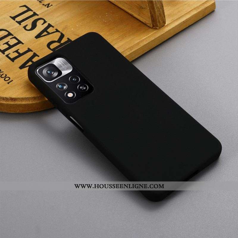 Coque Xiaomi Redmi Note 11 Pro Plus 5G Silicone Liquide avec Lanière