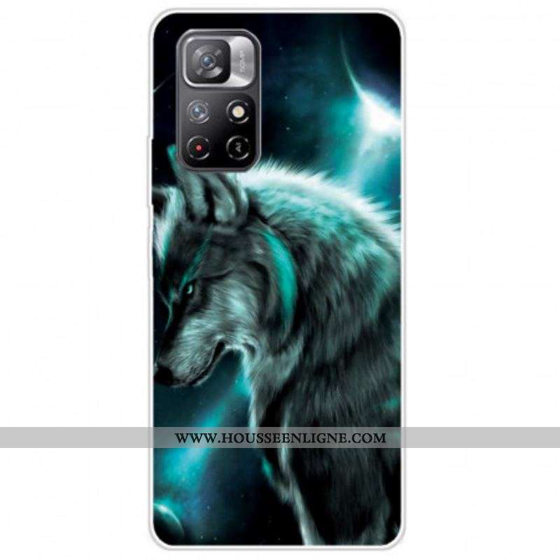 Coque Xiaomi Redmi Note 11 Pro Plus 5G Silicone Loup