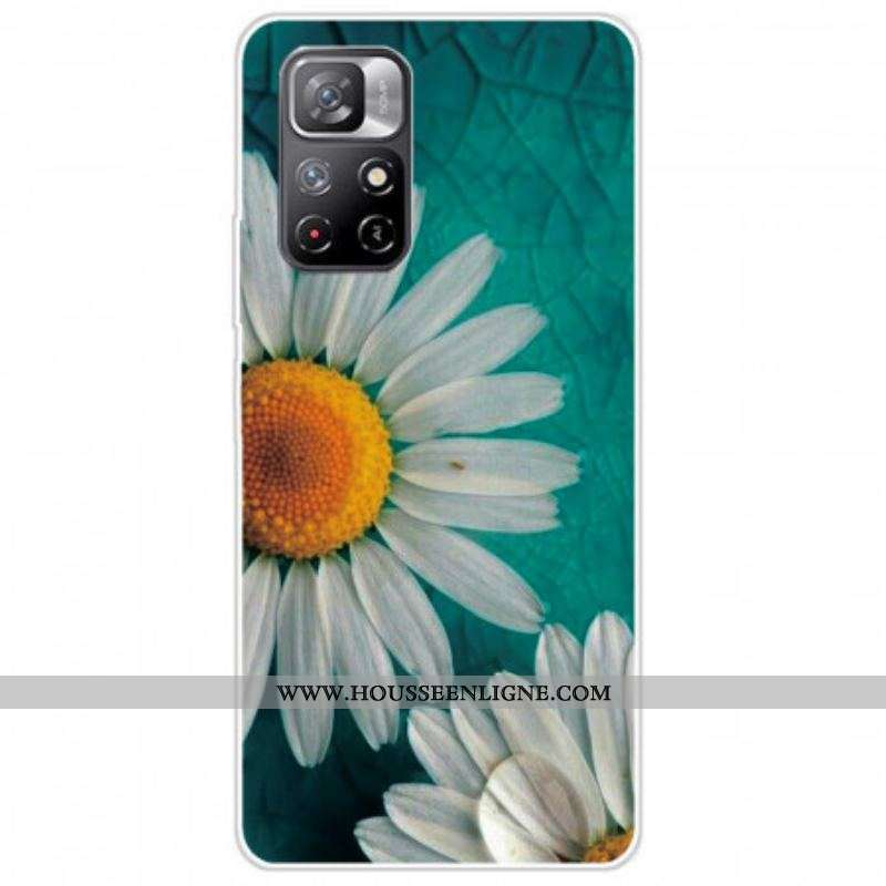 Coque Xiaomi Redmi Note 11 Pro Plus 5G Silicone Marguerite