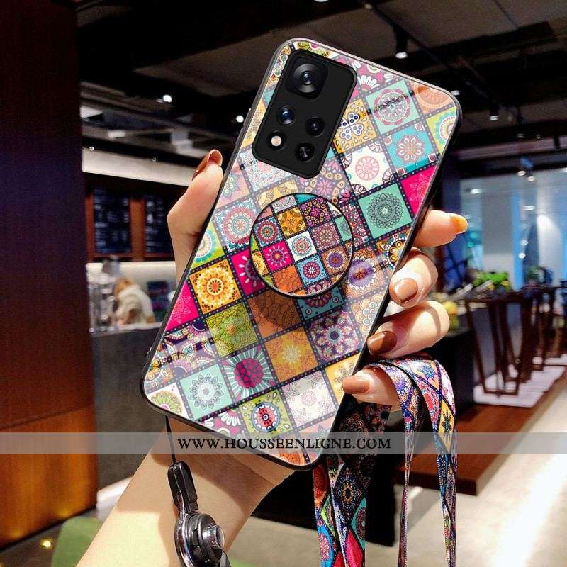 Coque Xiaomi Redmi Note 11 Pro Plus 5G Support Magnétique Patchwork