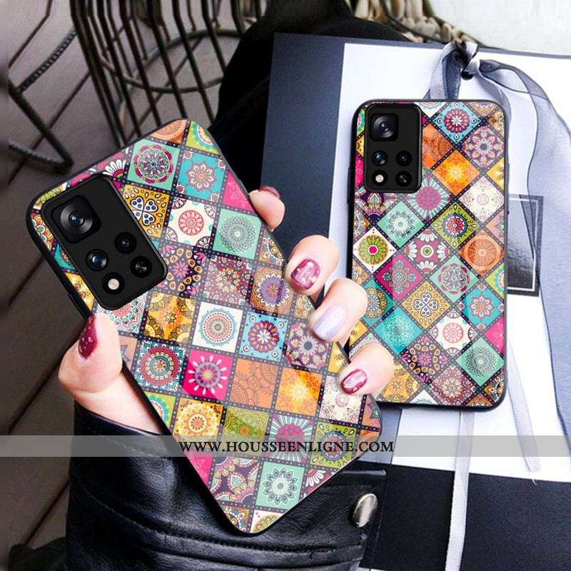 Coque Xiaomi Redmi Note 11 Pro Plus 5G Support Magnétique Patchwork