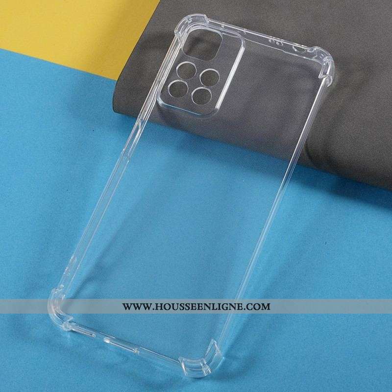 Coque Xiaomi Redmi Note 11 Pro Plus 5G Transparente Coins Renforcés
