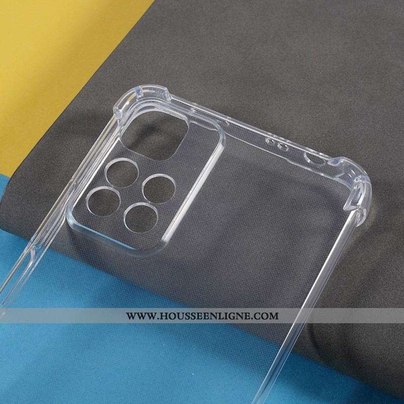 Coque Xiaomi Redmi Note 11 Pro Plus 5G Transparente Coins Renforcés