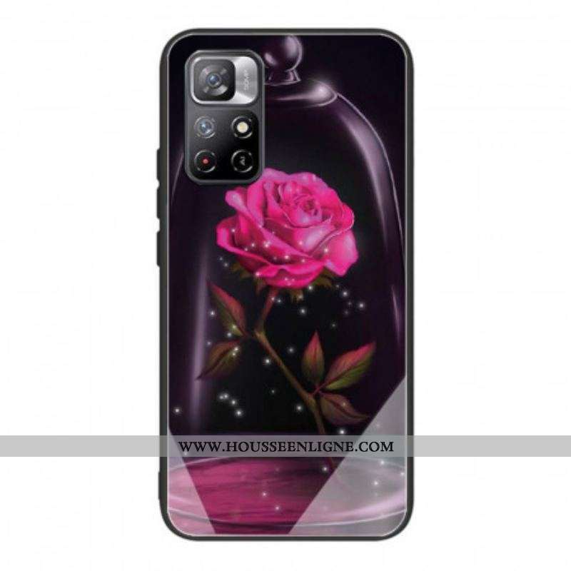 Coque Xiaomi Redmi Note 11 Pro Plus 5G Verre Trempé Rose Magique