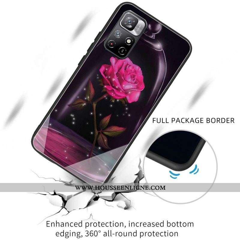 Coque Xiaomi Redmi Note 11 Pro Plus 5G Verre Trempé Rose Magique