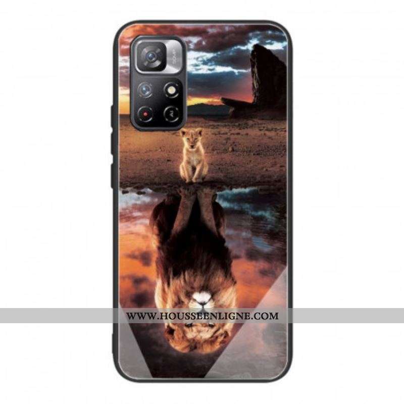 Coque Xiaomi Redmi Note 11 Pro Plus 5G Verre Trempé Rêve de Lionceau