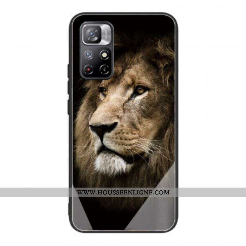 Coque Xiaomi Redmi Note 11 Pro Plus 5G Verre Trempé Tête de Lion